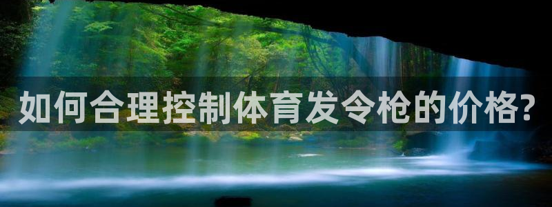 如何合理控制体育发令枪的价格?