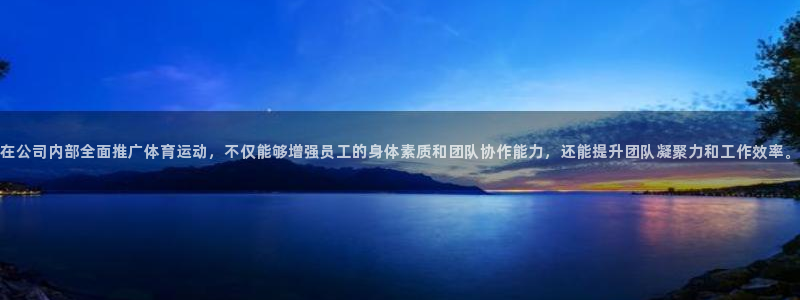在公司内部全面推广体育运动，不仅能够增强员工的身体素质和团队协作能力，还能提升团队凝聚力和工作效率。